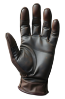 Leather glove with detailed stitching and smooth texture, showing realistic and elegant design png