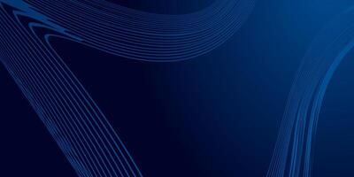 Navy gradient background with stylized, light blue flowing lines. The graphic element adds visual interest. vector