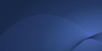 Abstract background featuring gently curved lines. The cool, dark blue color of the image creates a clean and professional aesthetic. vector