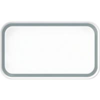 Simple Empty Rectangular White Frame png