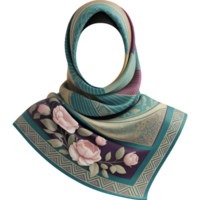 Hijab with Beautiful Pattern Design png