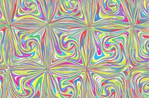 Brightly colored abstract symmetrical patterns with fan-like swirling shapes create a lively and energetic visual effect vector