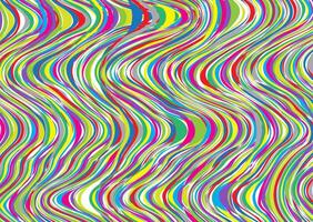 Colorful wavy line pattern. These lines are close together and create the illusion of movement. Gives a dynamic and energetic impression vector
