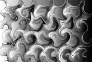 Abstract pattern with visual effects like swirling and flowing liquid. Gray and white colors dominate, creating a dynamic and artistic impression vector
