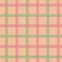 Colorful plaid pattern with soft shades of pink and green, creating a gentle and inviting textile design for various uses vector