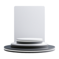 Modern 3D Podium for Product Presentation or Event Display png