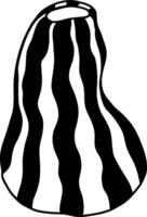 Cute abstract vase in doodle style vector