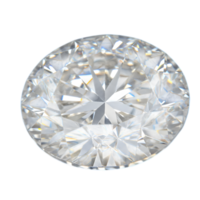 An Isolated Round Cut Diamond Sparkling on a Transparent Background png