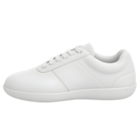 Elegant White Sneaker Isolated on Transparent Background, Perfect for Product Mockups png