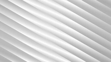 Abstract white gradient background with diagonal striped seamless loop 4k video