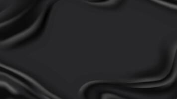 Black fabric waving background luxury Color Pastel Colored Blank and Empty Waving And Animated Cloth Flag Loopable Stock Suitable for Displacement Map Use video