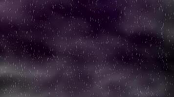 Dark purple sky with rain clouds, suitable for background design, weather forecast graphics, mood setting for digital artwork. video