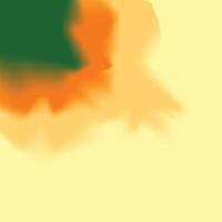 A green and orange abstract background with a blurry image vector
