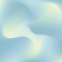 Abstract background with light blue and yellow waves vector