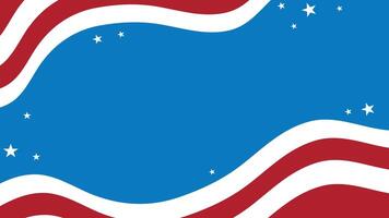 American Flag Waving Proudly in Abstract Style to Represent Queer Freedom and Identity vector