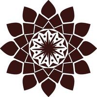 Minimal Mandala Design Concept with a Modern and Peaceful Look vector