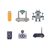 Essential Home and Office Tech Tools vector