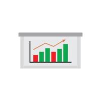 Chart With Winning Graph Vibes vector