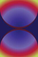 Vibrant Abstract Symmetry with Radiant Gradient and Curved Geometry vector