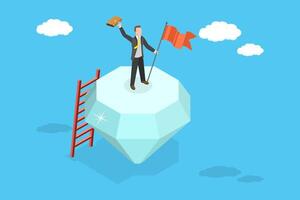 3D Isometric Flat Conceptual Illustration of Value Proposition, Profitable Marketing for Customers to Purchase Products and Services vector