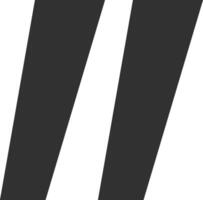 Double quotes punctuation marks are creating a visual representation of a quotation, emphasizing the importance of cited words and adding a layer of credibility to written communication vector