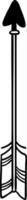 Simple black and white upward arrow representing progress, achievement, and motivation, symbolizing direction and the journey toward reaching new heights and aspirations vector