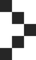 Geometric patterns featuring an abstract design with contrasting black and white squares, enhancing backgrounds, textures, and decorative elements for modern artistic compositions vector