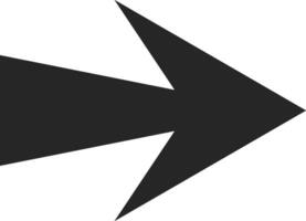 Dark gray arrow pointing right, isolated on a clean white background, symbolizing direction, progress, and forward movement in various contexts like business and navigation vector