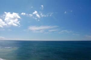 blue sky and sea photo