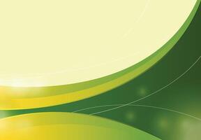 Abstract green background with a mixture of yellow and white vector