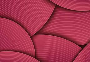 Pink Background with aesthetic stacked and shaded layers vector