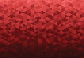 Red background composed of bright and dark red mosaics vector