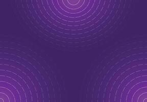 Purple background with beautiful circles of light vector