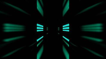 Turquoise and Purple Flashing Neon Technochannel Background VJ Loop in 4K video