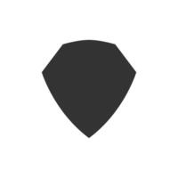 A black diamond shaped icon on a white background vector