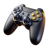 Modern game controller isolated on transparent background png