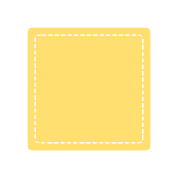 tracing square geometric shape for preschool png
