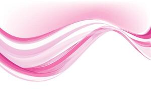 Abstract pink creative wave on white background vector
