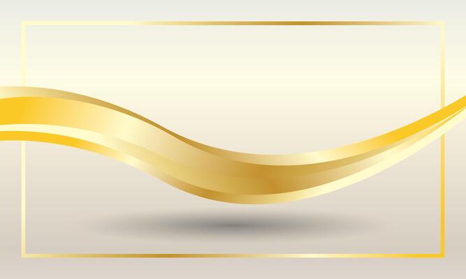 Elegant gold wave abstract background