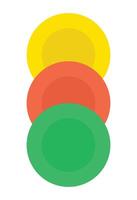 Design plate stack colorful vector