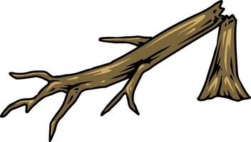Fallen Tree Branch vector