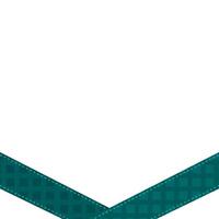 green ribbon isolated on white background vector