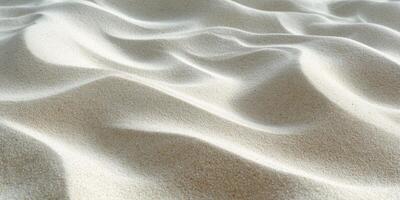 Serene Close-Up of Desert Sand Dunes with Gentle Ripples photo