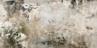 Weathered and Mossy Exterior Wall with Textural Details photo