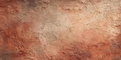 Textured Rusty Red Wall Surface with Rough Finish photo