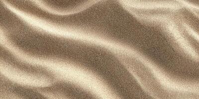 Close-up of Smooth Beige Desert Sand Dunes photo