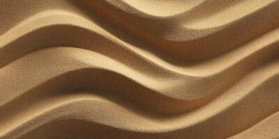 Close-up of Sand Dunes with Wavy Patterns and Shadows photo
