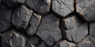 Close up of cracked charred burnt wood texture surface photo