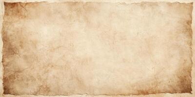 Aged textured vintage parchment paper background photo