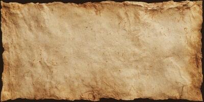 ancient aged parchment paper texture background photo